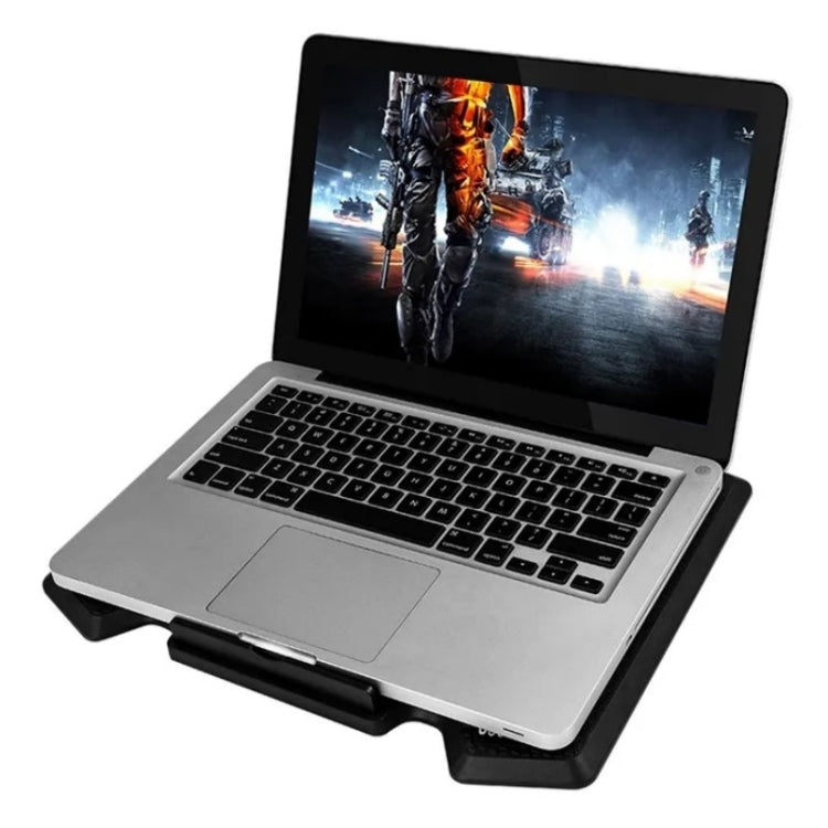 S200 Dual Silent Cooling Fan Portable Slim Notebook Cooling Pad for Laptop(Blue) - Cooling Pads by PMC Jewellery | Online Shopping South Africa | PMC Jewellery | Buy Now Pay Later Mobicred