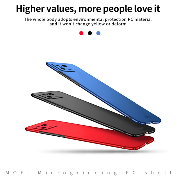 For Xiaomi 13 Pro MOFI Frosted Ultra-thin PC Hard Case(Blue) - 13 Pro Cases by MOFI | Online Shopping South Africa | PMC Jewellery