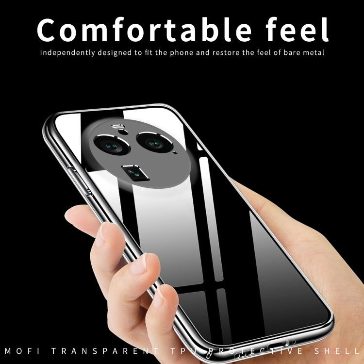For OPPO Find X6 Pro MOFI Ming Series Ultra-thin TPU Phone Case(Transparent) - OPPO Cases by MOFI | Online Shopping South Africa | PMC Jewellery