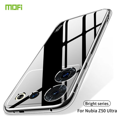 For ZTE Nubia Z50 Ultra MOFI Ming Series Ultra-thin TPU Phone Case(Transparent) - ZTE Cases by MOFI | Online Shopping South Africa | PMC Jewellery