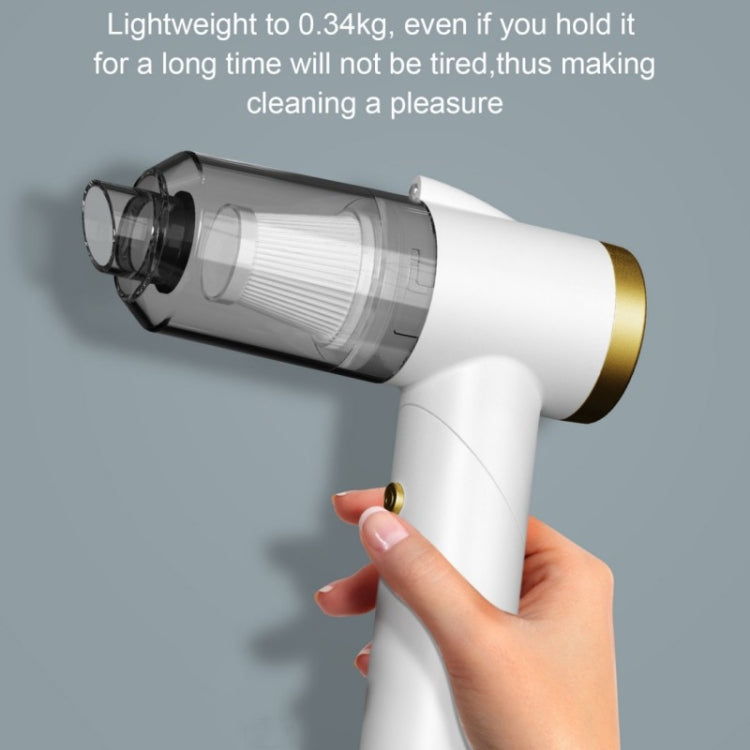 Q8 LED Light Wireless Portable Handheld Car Foldable 9000Pa Suction Vacuum Cleaner(Black) - Vacuum Cleaner by PMC TechLife | Online Shopping South Africa | PMC TechLife | Buy Now Pay Later Mobicred