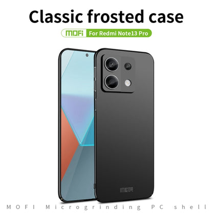 For Redmi Note 13 Pro 5G MOFI Micro-Frosted PC Ultra-thin Hard Phone Case(Blue) - Note 13 Pro Cases by MOFI | Online Shopping South Africa | PMC Jewellery