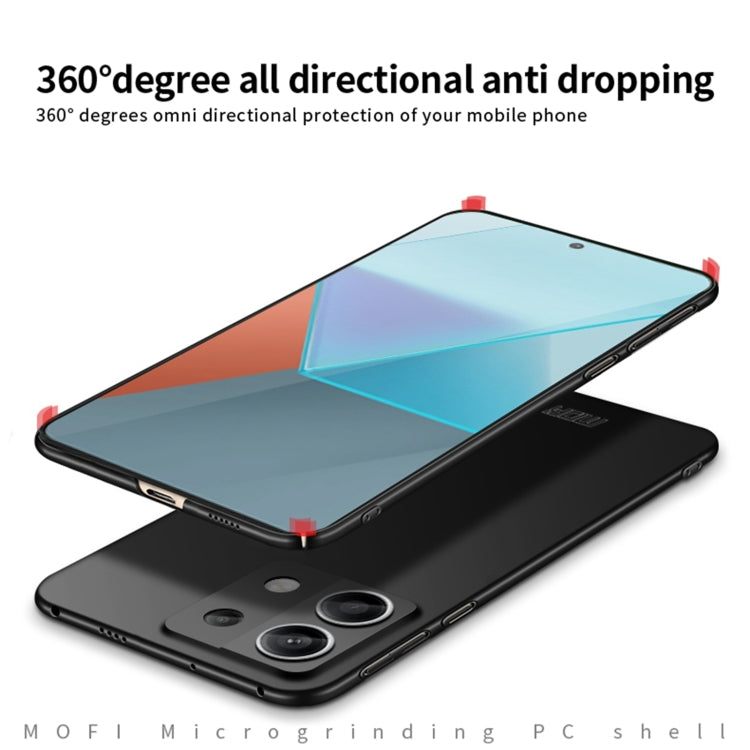 For Redmi Note 13 Pro 5G MOFI Micro-Frosted PC Ultra-thin Hard Phone Case(Blue) - Note 13 Pro Cases by MOFI | Online Shopping South Africa | PMC TechLife