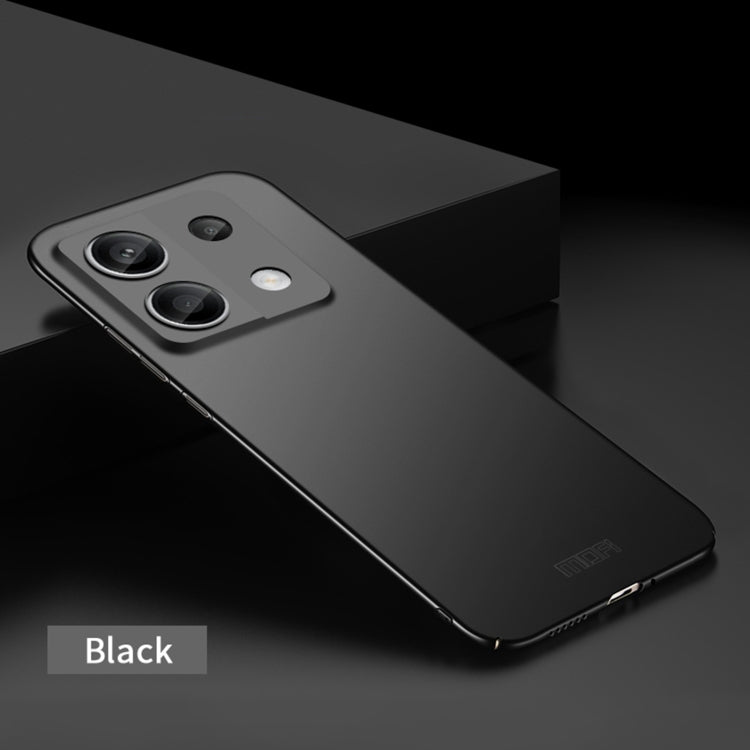 For Xiaomi Redmi Note 13 5G MOFI Micro-Frosted PC Ultra-thin Hard Phone Case(Black) - Xiaomi Cases by MOFI | Online Shopping South Africa | PMC TechLife | Buy Now Pay Later Mobicred