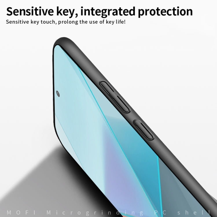 For Xiaomi Redmi Note 13 5G MOFI Micro-Frosted PC Ultra-thin Hard Phone Case(Black) - Xiaomi Cases by MOFI | Online Shopping South Africa | PMC TechLife | Buy Now Pay Later Mobicred