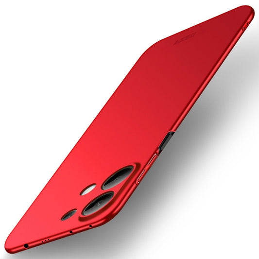 For Xiaomi Redmi Note 13 4G MOFI Micro-Frosted PC Ultra-thin Hard Phone Case(Red) - Note 13 Cases by MOFI | Online Shopping South Africa | PMC Jewellery