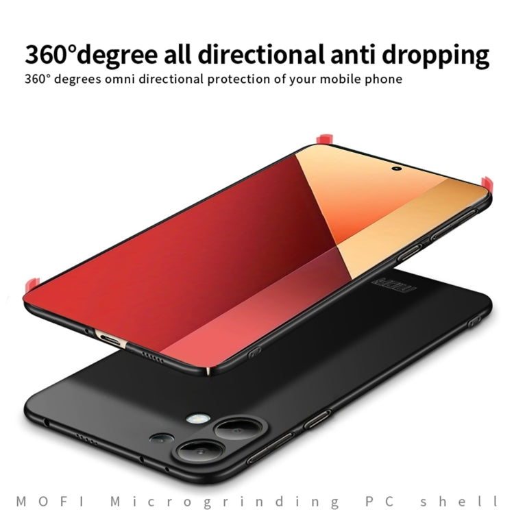 For Xiaomi Redmi Note 13 Pro 4G MOFI Micro-Frosted PC Ultra-thin Hard Phone Case(Blue) - Xiaomi Cases by MOFI | Online Shopping South Africa | PMC TechLife | Buy Now Pay Later Mobicred