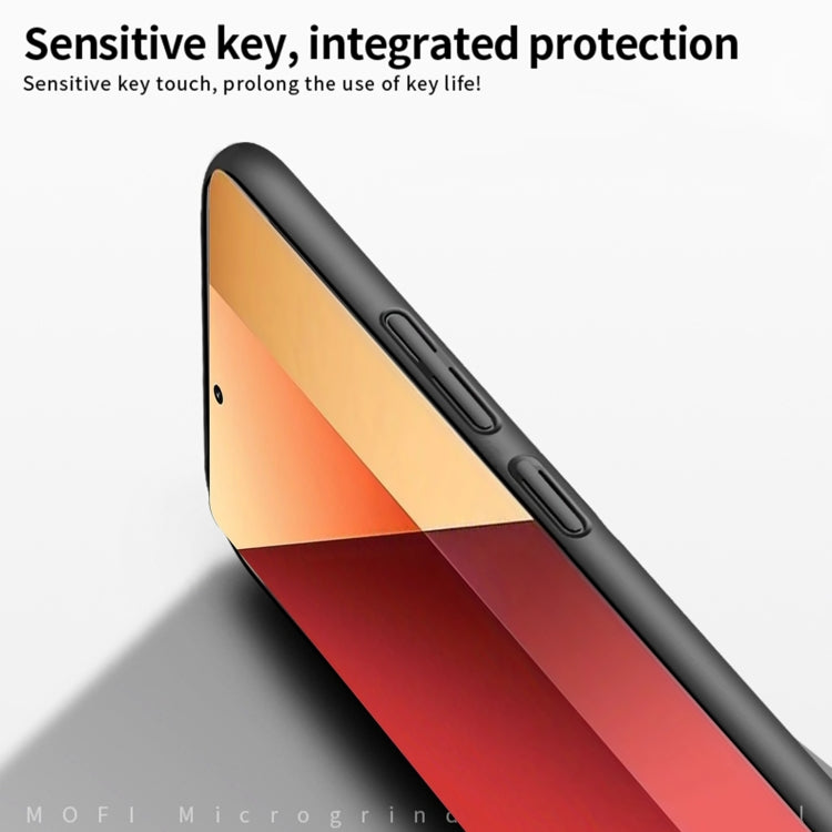 For Xiaomi Redmi Note 13 Pro 4G MOFI Micro-Frosted PC Ultra-thin Hard Phone Case(Blue) - Xiaomi Cases by MOFI | Online Shopping South Africa | PMC TechLife | Buy Now Pay Later Mobicred