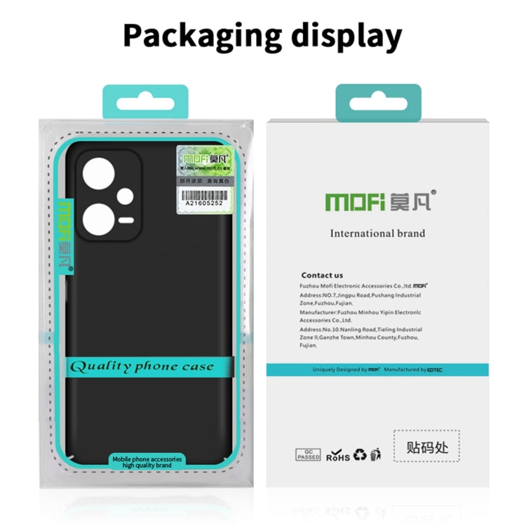 For Redmi Note 13 Pro+ MOFI Micro-Frosted PC Ultra-thin Hard Phone Case(Blue) - Note 13 Pro+ Cases by MOFI | Online Shopping South Africa | PMC TechLife