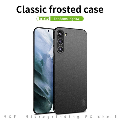 For Samsung Galaxy S24 5G MOFI Fandun Series Frosted PC Ultra-thin All-inclusive Phone Case(Gray) - Galaxy S24 5G Cases by MOFI | Online Shopping South Africa | PMC Jewellery