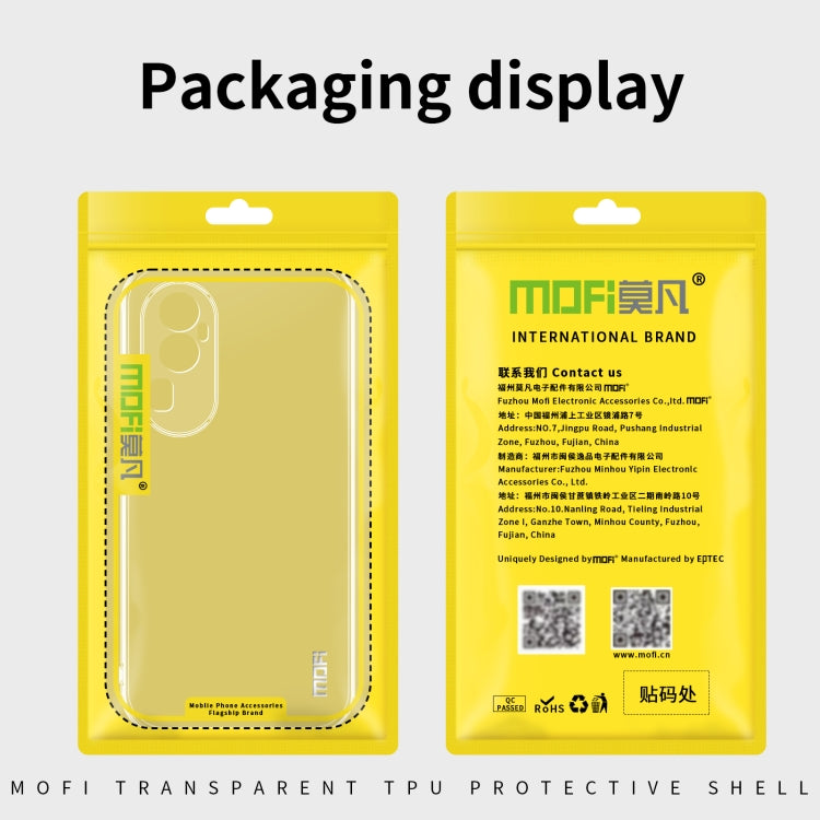 For OPPO Reno12 Pro Global MOFI Ming Series Transparent Ultra-thin TPU Phone Case(Transparent) - Reno12 Pro Cases by MOFI | Online Shopping South Africa | PMC Jewellery | Buy Now Pay Later Mobicred