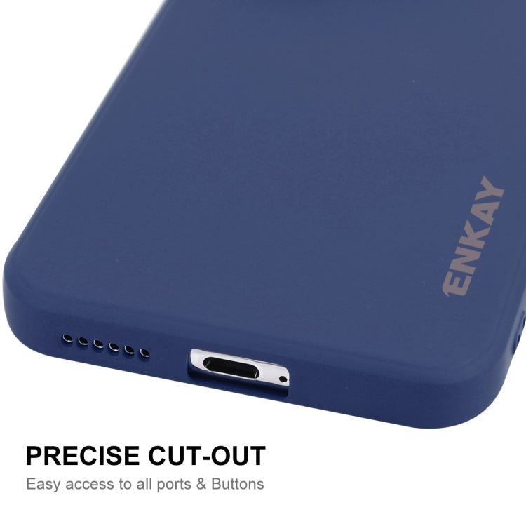 For Huawei Pura 70 Pro / 70 Pro+ ENKAY Hat-Prince Liquid Silicone Shockproof Protective Soft Case(Dark Blue) - Huawei Cases by ENKAY | Online Shopping South Africa | PMC Jewellery | Buy Now Pay Later Mobicred