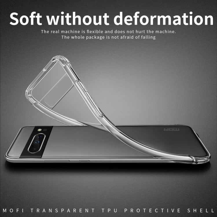 For Google Pixel 8 Pro MOFI Ming Series Ultra-thin TPU Phone Case(Transparent) - Google Cases by MOFI | Online Shopping South Africa | PMC TechLife | Buy Now Pay Later Mobicred
