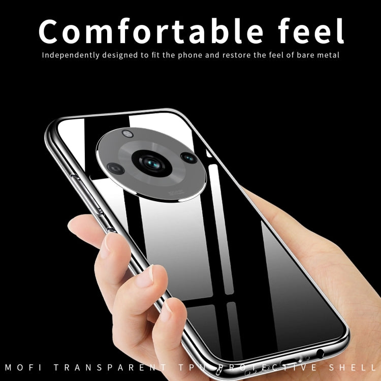 For Realme 11 MOFI Ming Series Ultra-thin TPU Phone Case(Transparent) - Realme Cases by MOFI | Online Shopping South Africa | PMC TechLife