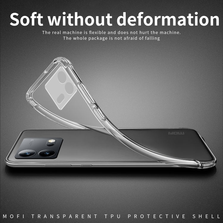 For vivo iQOO Neo8 / Neo8 Pro MOFI Ming Series Ultra-thin TPU Phone Case(Transparent) - vivo Cases by MOFI | Online Shopping South Africa | PMC Jewellery