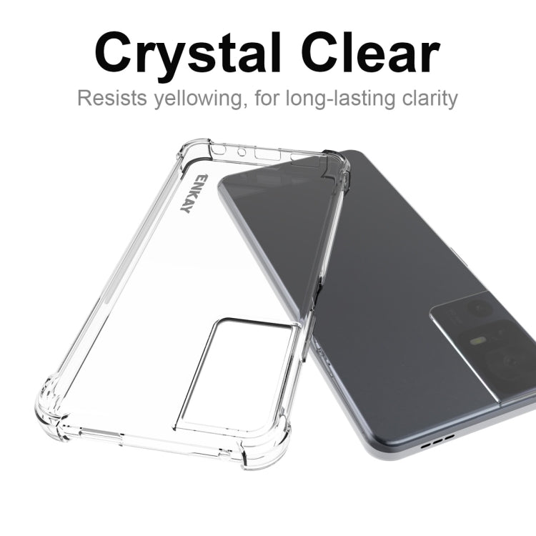 For TCL 40 SE ENKAY Hat-Prince Transparent TPU Shockproof Phone Case - free shipping - PMC TechLife - Order now!