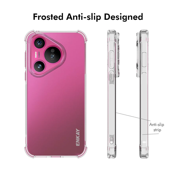 For Huawei Pura 70 Pro / 70 Pro+ ENKAY Hat-Prince Transparent TPU Shockproof Phone Case - Huawei Cases by ENKAY | Online Shopping South Africa | PMC Jewellery | Buy Now Pay Later Mobicred