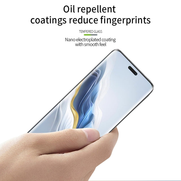 For Honor Magic6 MOFI 9H 3D Hot Bending Tempered Glass Film(Black) - Honor Tempered Glass by MOFI | Online Shopping South Africa | PMC TechLife | Buy Now Pay Later Mobicred