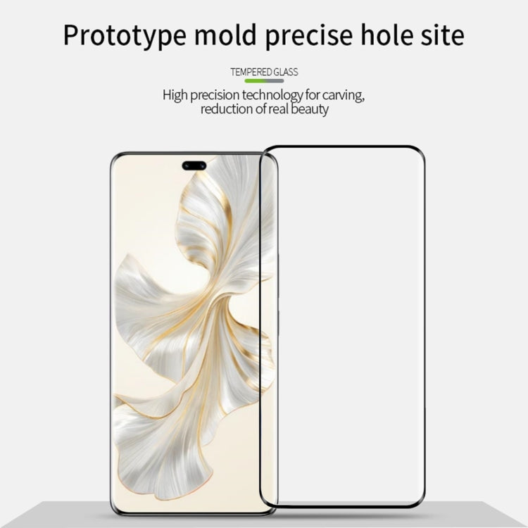For Honor 100 Pro MOFI 9H 3D Hot Bending Tempered Glass Film(Black) - Honor Tempered Glass by MOFI | Online Shopping South Africa | PMC TechLife | Buy Now Pay Later Mobicred