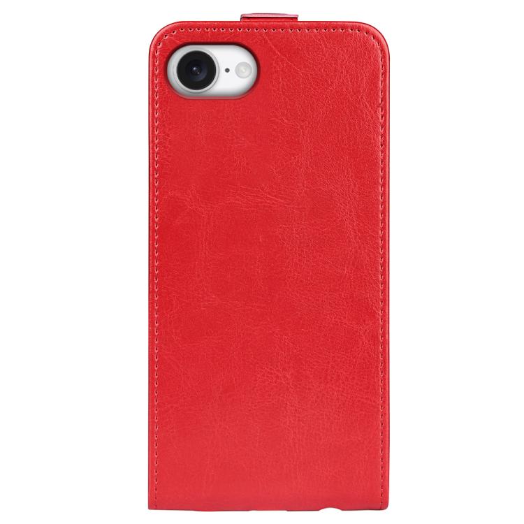For iPhone 16e R64 Texture Single Vertical Flip Leather Phone Case(Red) - iPhone 16e Cases by PMC TechLife | Online Shopping South Africa | PMC TechLife | Buy Now Pay Later Mobicred
