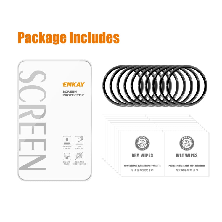 For Garmin Forerunner 265 10pcs ENKAY 3D Full Coverage Soft PC Edge PMMA HD Screen Protector Film - free shipping - PMC TechLife - Order now!