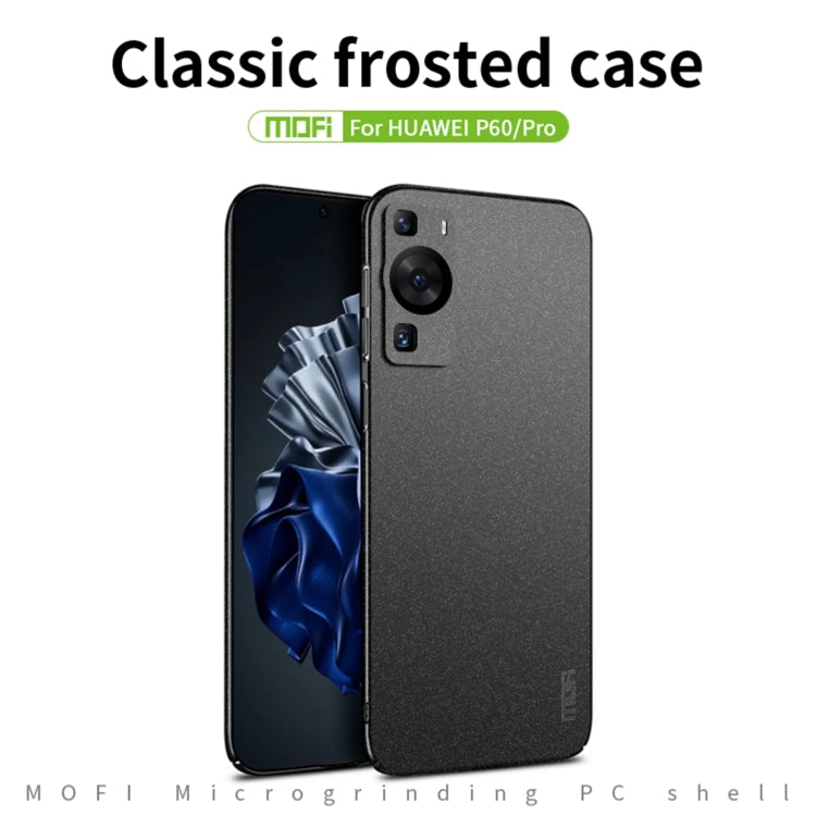 For Huawei P60 / P60 Pro MOFI Fandun Series Frosted PC Ultra-thin All-inclusive Phone Case(Red) - Huawei Cases by MOFI | Online Shopping South Africa | PMC Jewellery