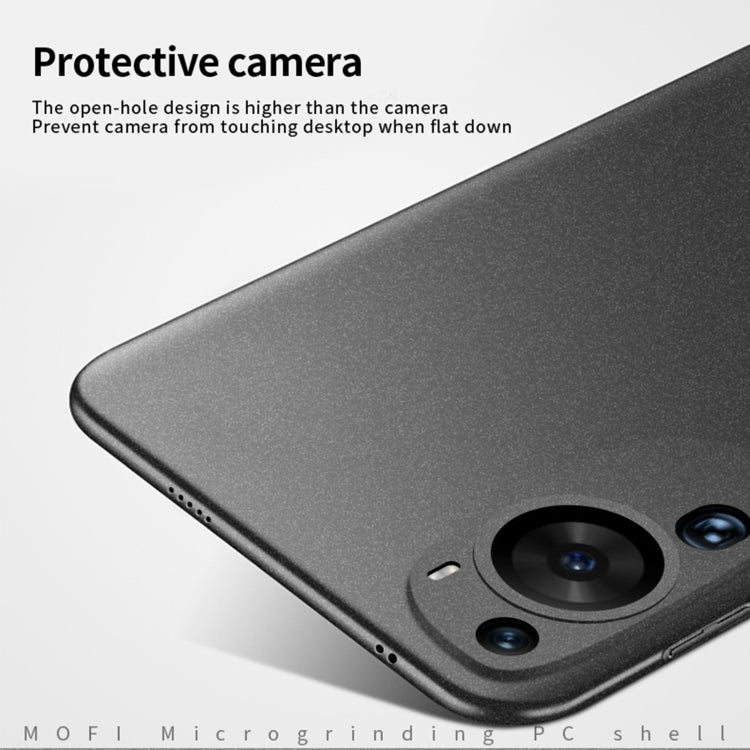 For Huawei P60 Art MOFI Fandun Series Frosted PC Ultra-thin All-inclusive Phone Case(Black) - Huawei Cases by MOFI | Online Shopping South Africa | PMC Jewellery