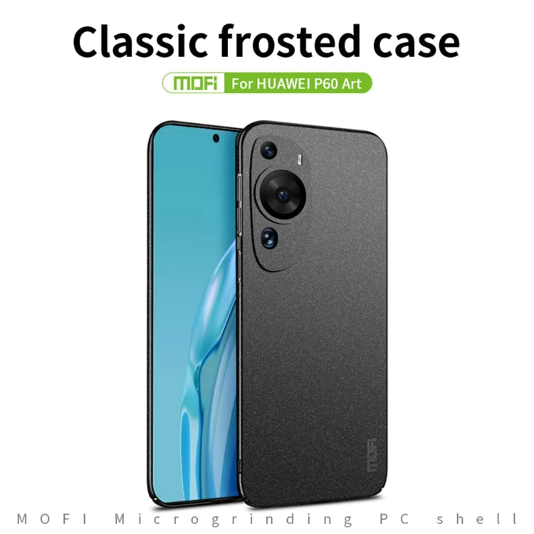 For Huawei P60 Art MOFI Fandun Series Frosted PC Ultra-thin All-inclusive Phone Case(Green) - Huawei Cases by MOFI | Online Shopping South Africa | PMC Jewellery