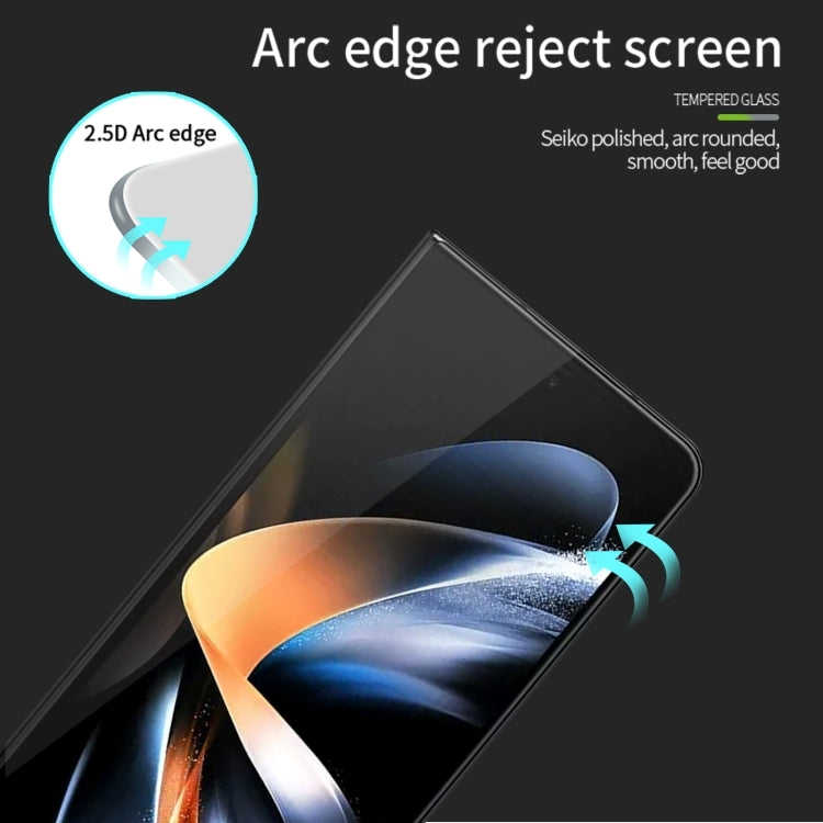 For Samsung Galaxy Z Fold5 MOFI 9H 2.5D Full Screen Tempered Glass Film(Black) - free shipping - PMC TechLife - Order now!