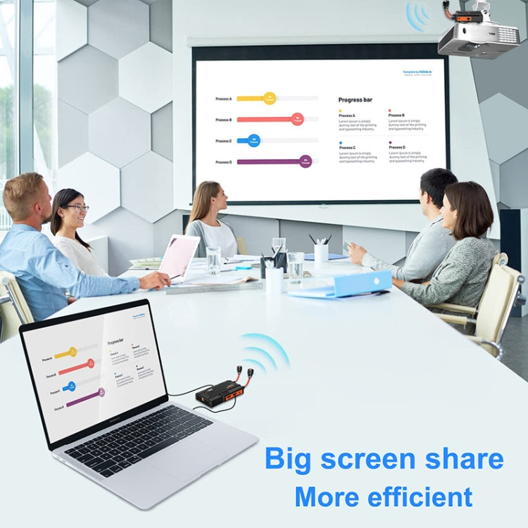 009 Pro 300m Wireless Screen Casting Video Transmitter Receiver Wireless Display Dongle Adapter(EU Plug) - Adapter by PMC TechLife | Online Shopping South Africa | PMC TechLife | Buy Now Pay Later Mobicred