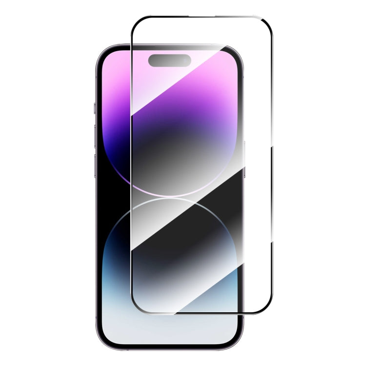 For iPhone 16 Pro ENKAY Full Glue High Aluminum-silicon Tempered Glass Film - iPhone 16 Pro Tempered Glass by ENKAY | Online Shopping South Africa | PMC Jewellery | Buy Now Pay Later Mobicred