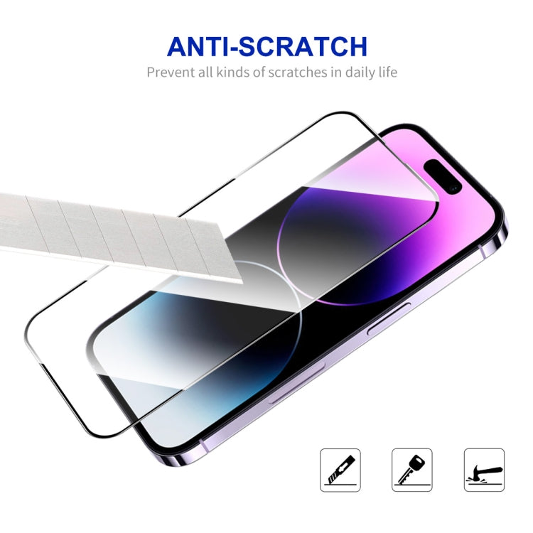 For iPhone 16 Pro ENKAY Full Glue High Aluminum-silicon Tempered Glass Film - iPhone 16 Pro Tempered Glass by ENKAY | Online Shopping South Africa | PMC Jewellery | Buy Now Pay Later Mobicred