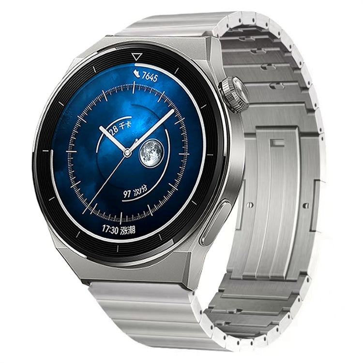 For Huawei Watch GT3 Pro 46mm Titanium Alloy Quick Release Watch Band(Silver) - Watch Bands by PMC TechLife | Online Shopping South Africa | PMC TechLife