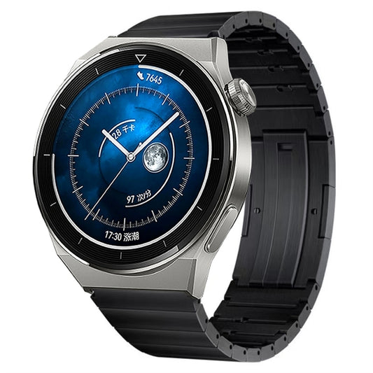 For Huawei Watch GT3 Pro 46mm Titanium Alloy Quick Release Watch Band(Black) - Watch Bands by PMC Jewellery | Online Shopping South Africa | PMC Jewellery