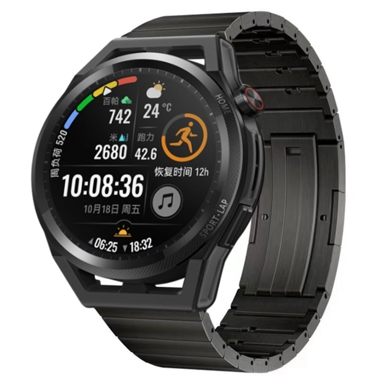 For Huawei Watch GT Runner Titanium Alloy Quick Release Watch Band(Gray) - Watch Bands by PMC TechLife | Online Shopping South Africa | PMC TechLife