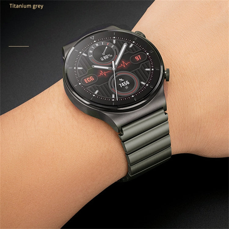 For Huawei Watch GT Runner Titanium Alloy Quick Release Watch Band(Gray) - Watch Bands by PMC TechLife | Online Shopping South Africa | PMC TechLife