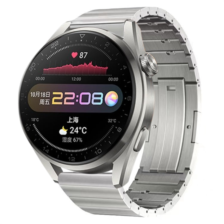 For Huawei Watch 3 Pro Titanium Alloy Quick Release Watch Band(Silver) - Watch Bands by PMC TechLife | Online Shopping South Africa | PMC TechLife