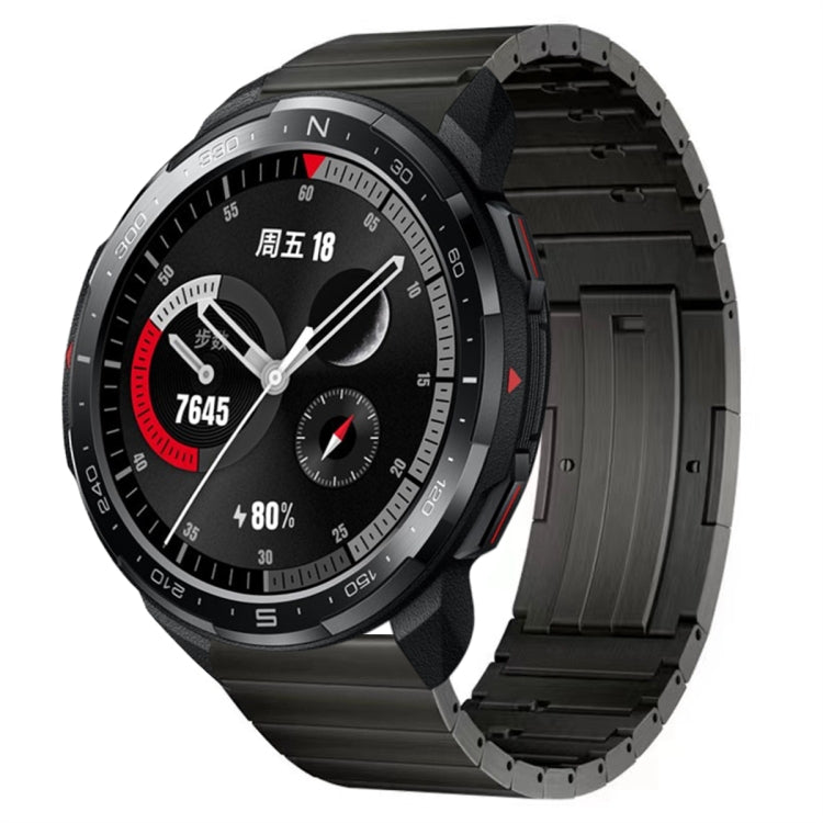 For Honor Watch GS Pro Titanium Alloy Quick Release Watch Band(Gray) - Watch Bands by PMC TechLife | Online Shopping South Africa | PMC TechLife