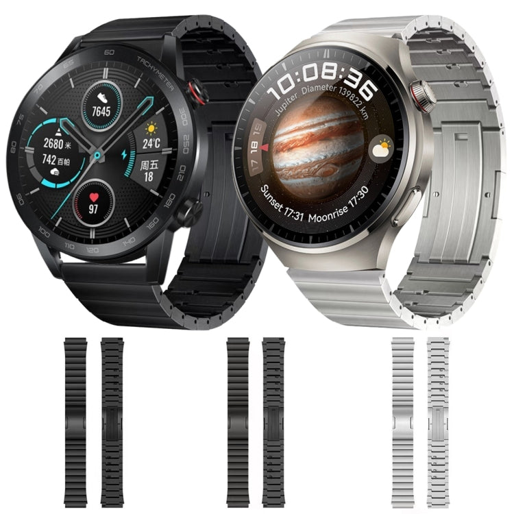 For Huawei Watch GT Runner Titanium Alloy Quick Release Watch Band(Gray) - Watch Bands by PMC TechLife | Online Shopping South Africa | PMC TechLife