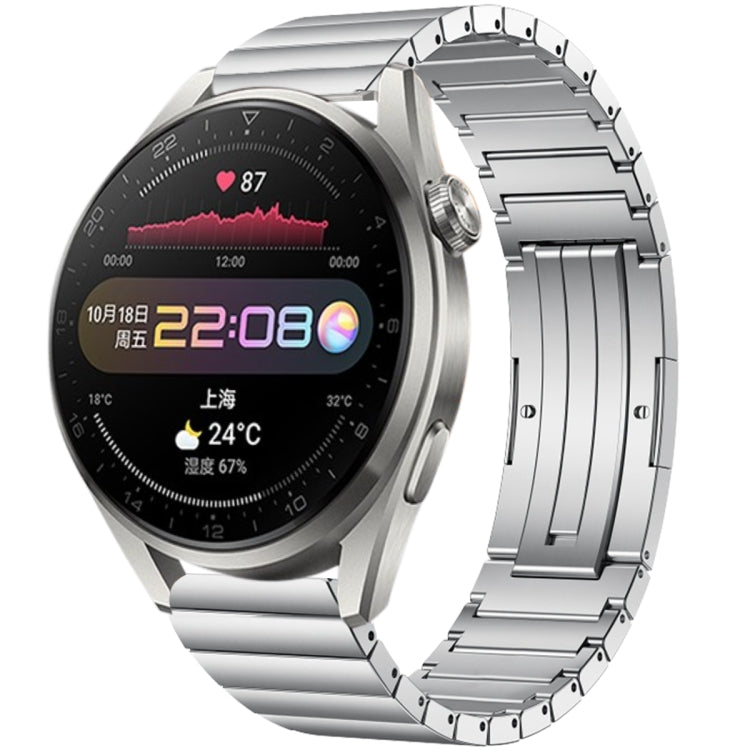 For Huawei Watch 3 Pro One Bead Titanium Alloy Watch Band(Silver) - free shipping - PMC TechLife - Order now!