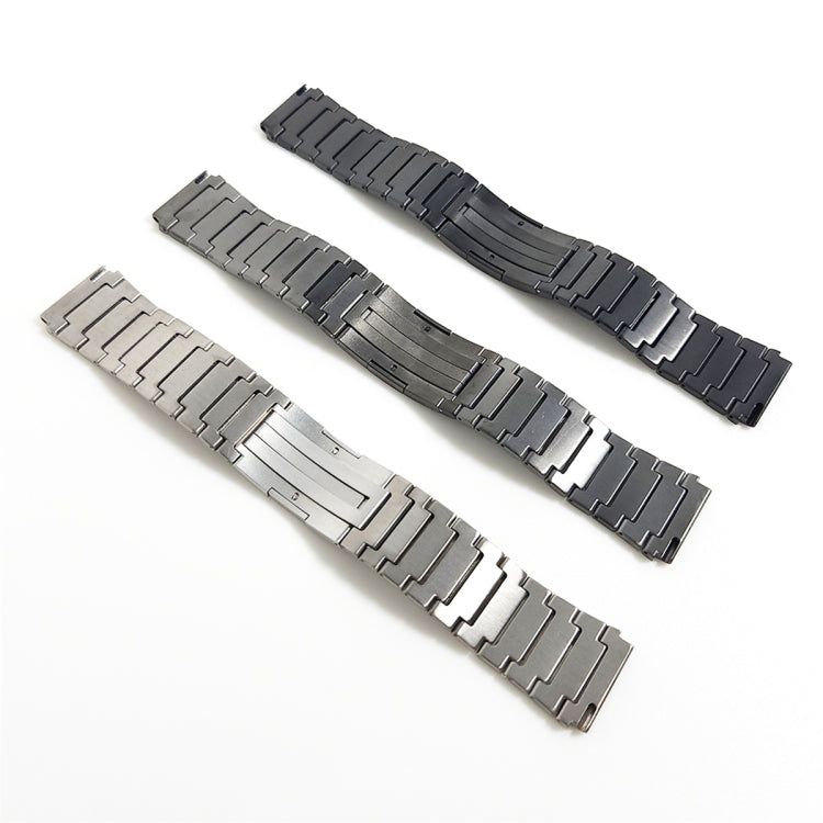 For Huawei Watch GT 42mm / 46mm One Bead Titanium Alloy Watch Band(Silver) - Watch Bands by PMC Jewellery | Online Shopping South Africa | PMC Jewellery