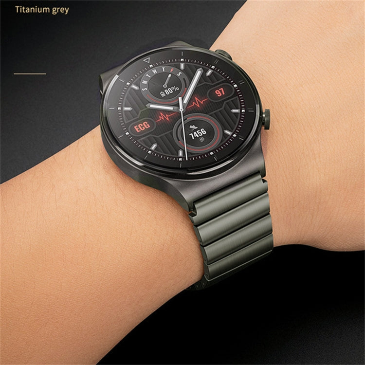 For Samsung Gear S3 Classic One Bead Titanium Alloy Watch Band(Gray) - Watch Bands by PMC TechLife | Online Shopping South Africa | PMC TechLife | Buy Now Pay Later Mobicred
