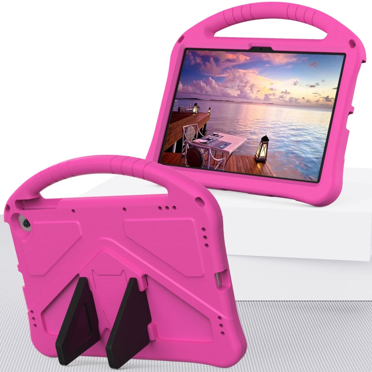 For Amazon Fire Max 11 2023 EVA Shockproof Tablet Case with Holder(RoseRed) - Amazon by PMC TechLife | Online Shopping South Africa | PMC TechLife | Buy Now Pay Later Mobicred