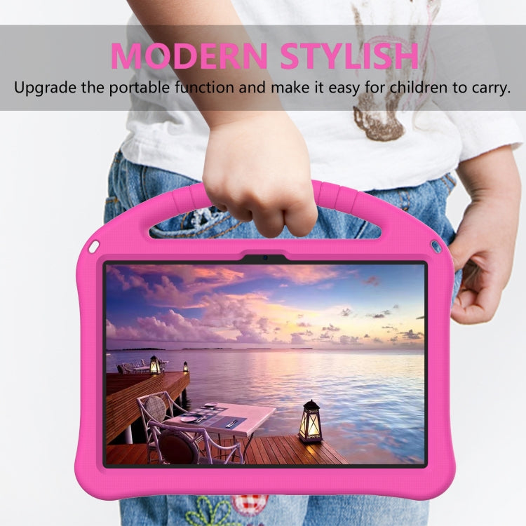 For Google Pixel Tablet 11 2023 EVA Shockproof Tablet Case with Holder(RoseRed) - Google by PMC TechLife | Online Shopping South Africa | PMC TechLife | Buy Now Pay Later Mobicred