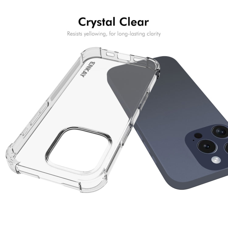 For iPhone 16 Pro Max ENKAY Hat-Prince Transparent TPU Shockproof Phone Case - iPhone 16 Pro Max Cases by ENKAY | Online Shopping South Africa | PMC Jewellery | Buy Now Pay Later Mobicred