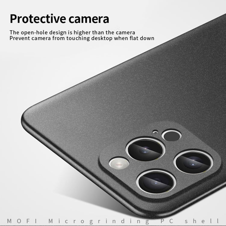 For iPhone 16 Pro MOFI Fandun Series Frosted PC Ultra-thin All-inclusive Phone Case(Black) - iPhone 16 Pro Cases by MOFI | Online Shopping South Africa | PMC Jewellery | Buy Now Pay Later Mobicred