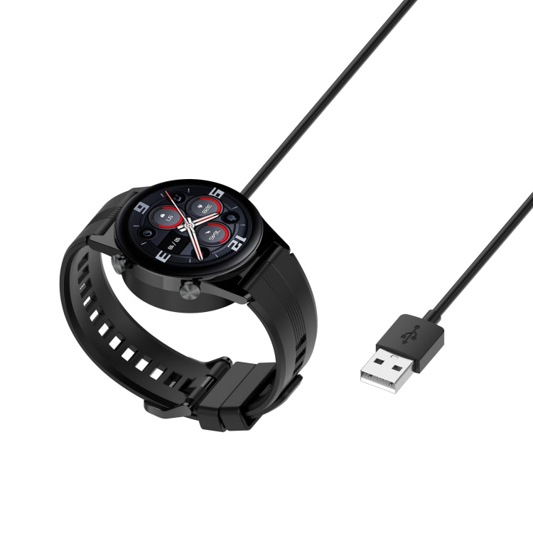 For Honor Watch GS3 MUS-B19 Integrated Mmagnetic Suction Watch Charging Cable, Length: 1m(Black) - Charger by PMC TechLife | Online Shopping South Africa | PMC TechLife | Buy Now Pay Later Mobicred
