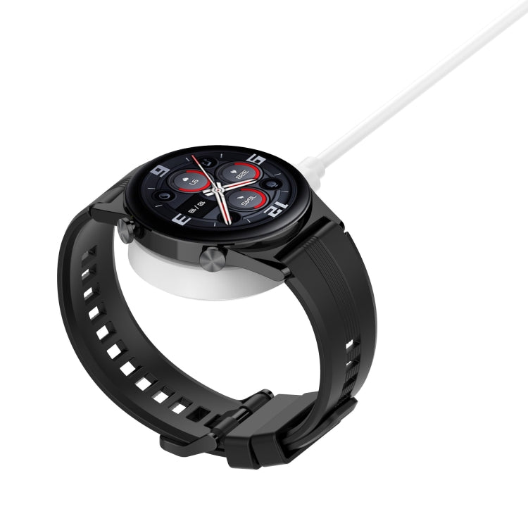 For Honor Watch GS3 TMA-L19 Split Mmagnetic Suction Watch Charging Cable, Length: 1m(White) - Charger by PMC TechLife | Online Shopping South Africa | PMC TechLife | Buy Now Pay Later Mobicred