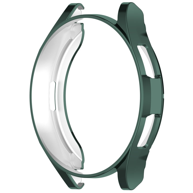 For Samsung Galaxy Watch6 Classic 43mm Electroplated TPU Half Pack Hollow Watch Protective Case(Green) - Watch Cases by PMC TechLife | Online Shopping South Africa | PMC TechLife | Buy Now Pay Later Mobicred