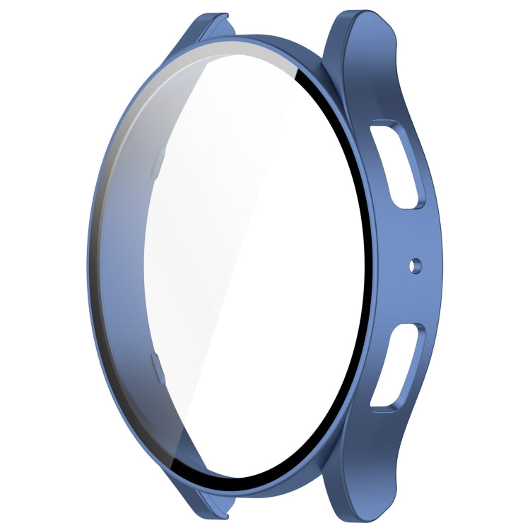 For Samsung Galaxy Watch6 44mm PC + Tempered Film Integrated Watch Protective Case(Blue) - free shipping - PMC TechLife - Order now!